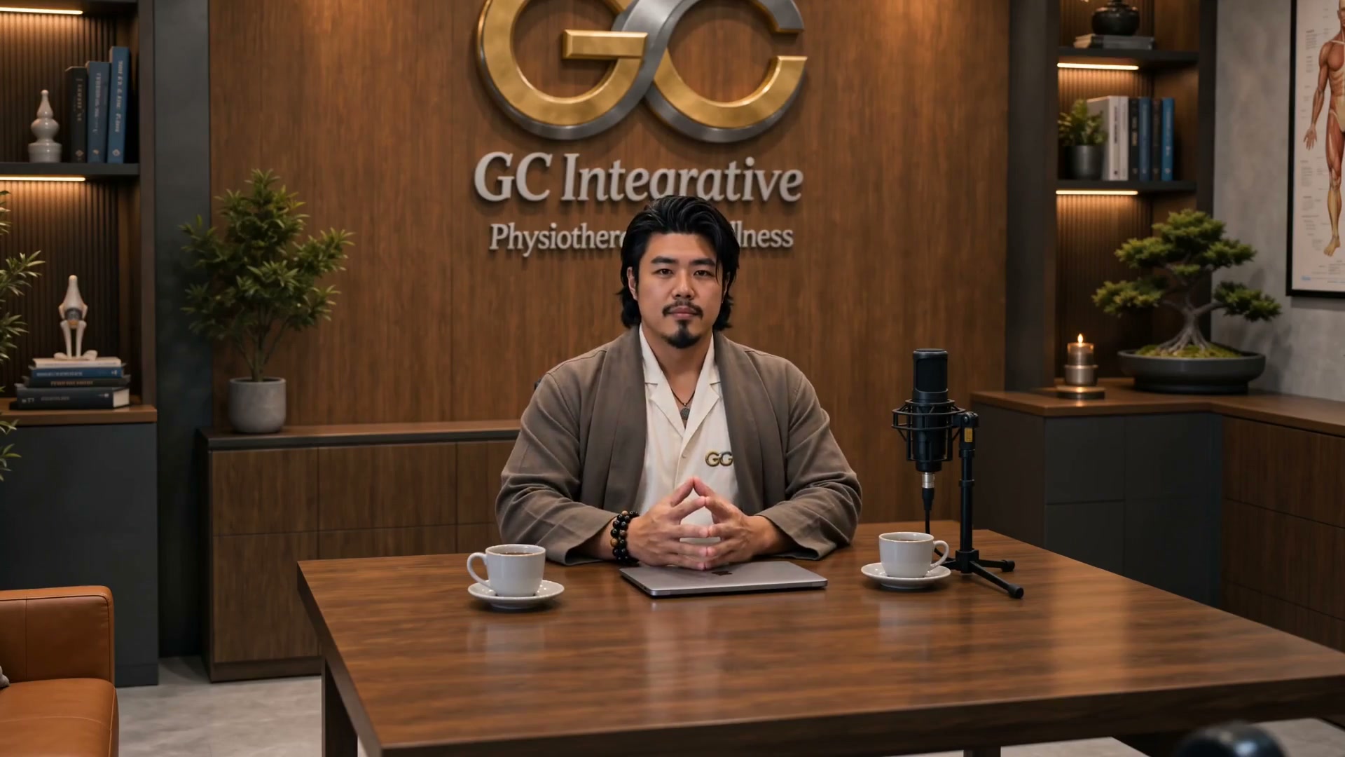 Gary Chen, physiotherapist, in the GC Integrative studio
