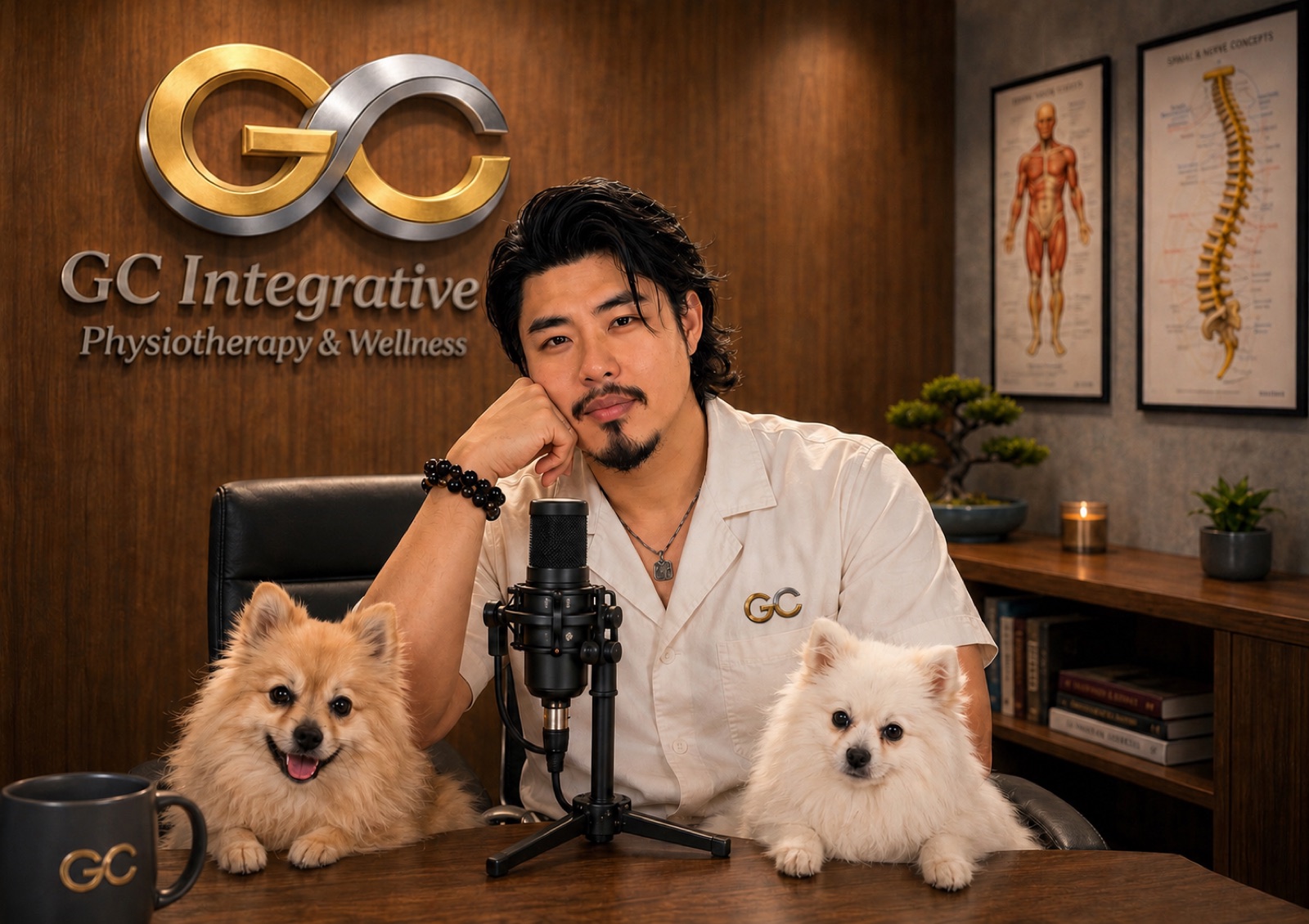 Gary Chen in the warm GC Integrative studio