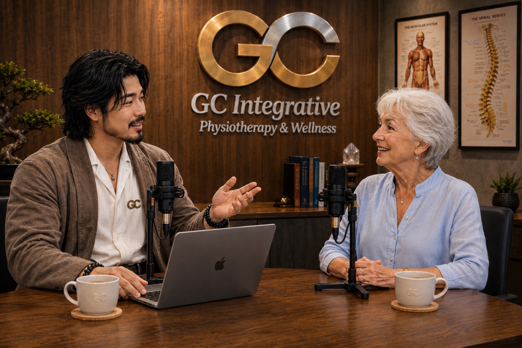 A warm conversation in the GC Integrative studio